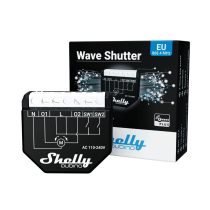   Shelly Qubino Wave Shutter – redőny vezérlő, fogysztásmérés, Z-Wave