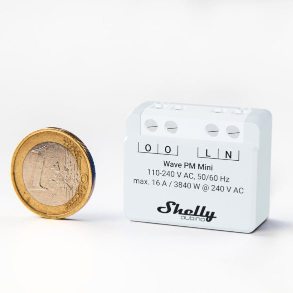 Shelly Qubino Wave PM MINI – egy áramkörös fogyasztásmérés, Z-Wave