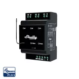 Shelly Wave Pro 3 LR – három áramkörös relé, DIN, Z-Wave EU Long Range