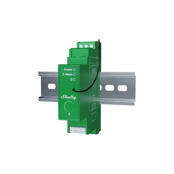 Shelly Wave Pro Dimmer 1PM – egy áramkörös dimmer relé, fogyasztásmérés, Z-Wave
