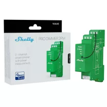   Shelly Wave Pro Dimmer 2PM – két áramkörös dimmer relé, fogyasztásmérés, Z-Wave