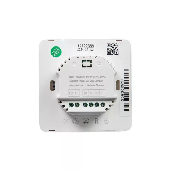 Shelly LinkedGo – padlófűtés termosztát, Wi-Fi, Bluetooth (ATSHELLYLGSFHT)