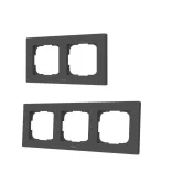 Aqara Switch Frame H2 Grey – szürke dupla EU sorolókeret (FE-X01DG)