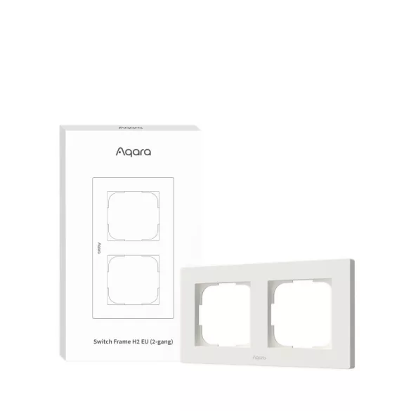 Aqara Switch Frame H2 White – fehér dupla EU sorolókeret (FE-X01D)