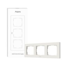   Aqara Switch Frame H2 White – fehér hármas EU sorolókeret (FE-X02D)