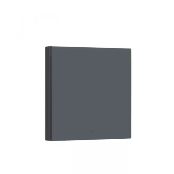Aqara Smart Wall Switch H1 – 1 gombos villanykapcsoló (csak fázis), szürke, Zigbee (WS-EUK01-G)