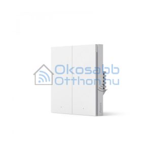 Aqara H1, 2 gombos Zigbee csillárkapcsoló (csak fázis)