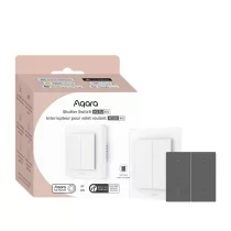   Aqara Shutter Switch H2 EU – redőnyvezérlő fali kapcsoló, fehér / szürke, Zigbee, Thread  (DS-K02D)