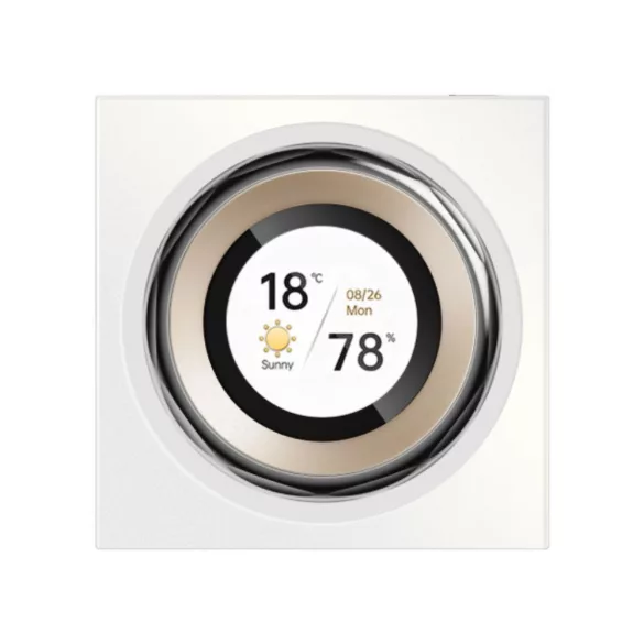Aqara Touchscreen Dial V1 EU – forgótárcsás, érintőképernyős kapcsoló/vezérlő, Wi-Fi, Bluetooth, Zigbee (DS-K01D)