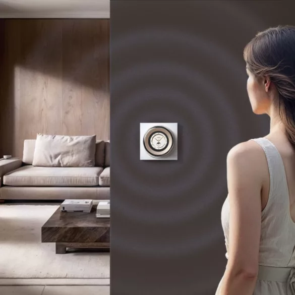Aqara Touchscreen Dial V1 EU – forgótárcsás, érintőképernyős kapcsoló/vezérlő, Wi-Fi, Bluetooth, Zigbee (DS-K01D)