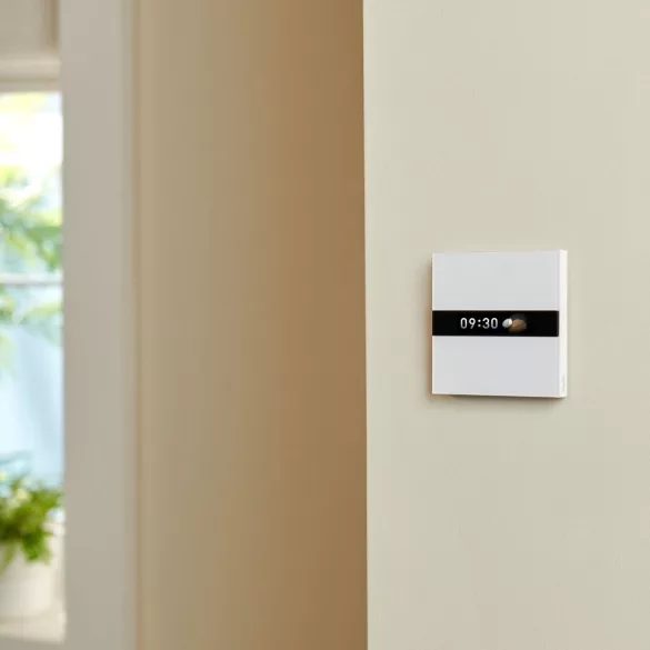 Aqara Display Switch V1 EU – okos villanykapcsoló LCD kijelzővel, Bluetooth, Zigbee, Matter (WS-K02D)