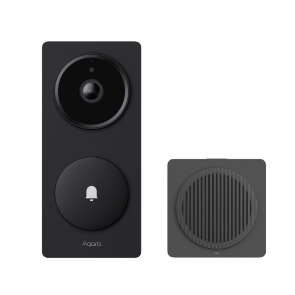 Aqara Doorbell Camera Hub G410 Select – fekete okos kapucsengő, Wi-Fi, Bluetooth, Zigbee, Thread (CH-C09D)
