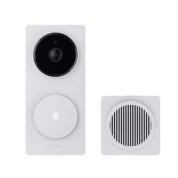 Aqara Doorbell Camera Hub G410 Select – fehér okos kapucsengő, Wi-Fi, Bluetooth, Zigbee, Thread (CH-C09DW)