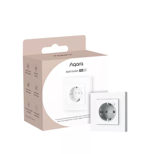 Aqara Wall Outlet H2 EU – okos fali konnektor aljzat, Zigbee (WP-P01D)
