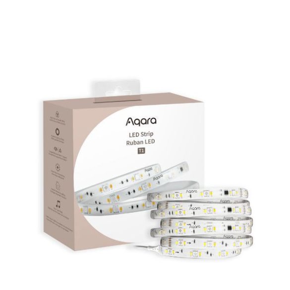 Aqara LED Strip T1, okos RGB CCT IC LED-szalag szett (vezérlés + tápegység + 2m LED) (Zigbee 3.0)