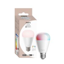   Aqara T2 E27 RGB CCT – fehér + színes fényű, állítható színhőmérsékletű, fényerőszabályozható, E27 LED izzó,  Zigbee, Thread (LB-L02D)