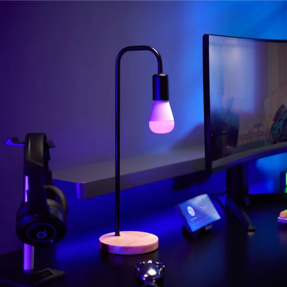 Aqara T2 E27 RGB CCT – fehér + színes fényű, állítható színhőmérsékletű, fényerőszabályozható, E27 LED izzó,  Zigbee, Thread (LB-L02D)
