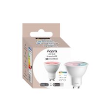   Aqara T2 GU10 RGB CCT  – fehér + színes fényű, állítható színhőmérsékletű, fényerőszabályozható, GU10 LED izzó, Zigbee, Thread (LB-L03D)