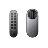 Aqara U200 Smart Lock – utólag felszerelhető okos zár + külső egység, fekete, Bluetooth, Thread (EL-D02D)