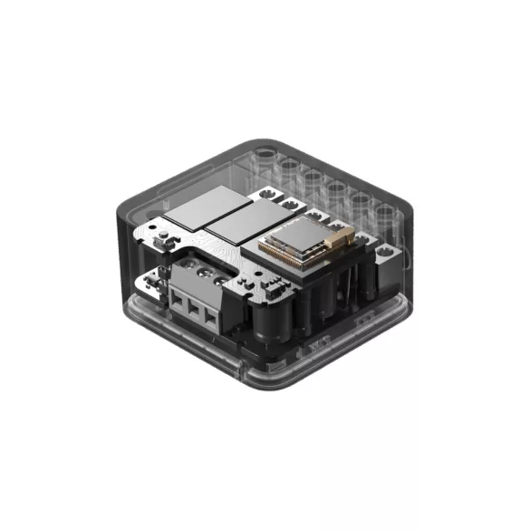 Aqara Dual Relay Module T2 – mini 2 áramkörös relémodul, fogyasztásméréssel, redőnyvezérléshez, Zigbee (DCM-K01)