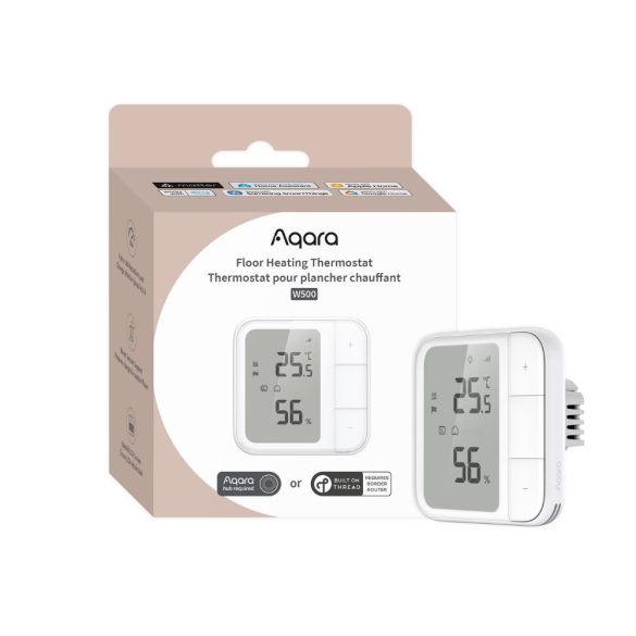 Aqara W500 Zigbee + Thread padlófűtés termosztát (UT-A01D)