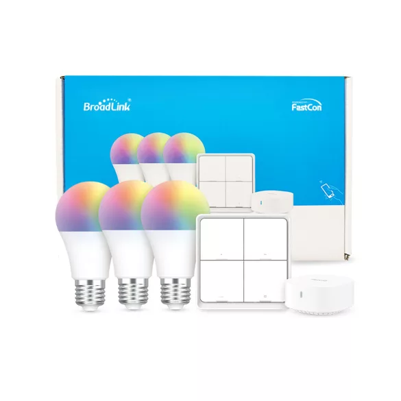 BroadLink BLE Starter Kit (hub, izzó, vezeték nélküli kapcsoló)