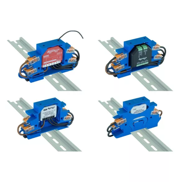 Flexi-Rail W univerzális DIN sín adapter, Wago kötőelem tartókkal