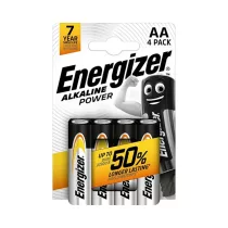   Energizer Alkaline Power AA alkáli ceruza elem LR6 bl/4 (4 db)