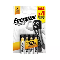 Energizer Alkaline Power AAA mikró alkáli elem LR03 (4 db)
