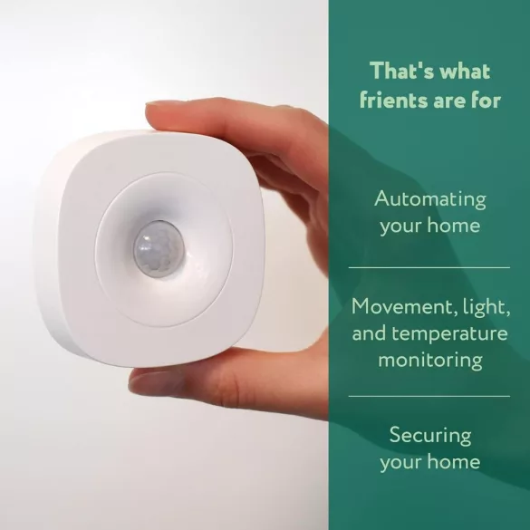 frient Motion Sensor Pro – PIR mozgás-, megvilágítás- és hőmérséklet-érzékelő, szabotázsvédelemmel, Zigbee (MOSZB-140)