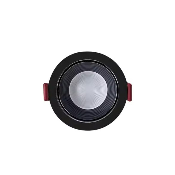 Gledopto süllyesztett LED spot lámpa, 450 lm, fekete keret, Zigbee 3.0, RF (GL-D-001P)