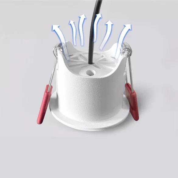 Gledopto süllyesztett LED spot lámpa, 300 lm, fehér keret, Zigbee 3.0, RF (GL-D-002P)