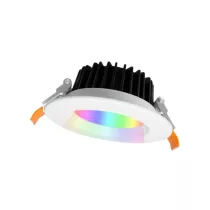   Gledopto süllyesztett LED spot lámpa, 1050 lm, fehér keret, Zigbee 3.0, RF (GL-D-005P)