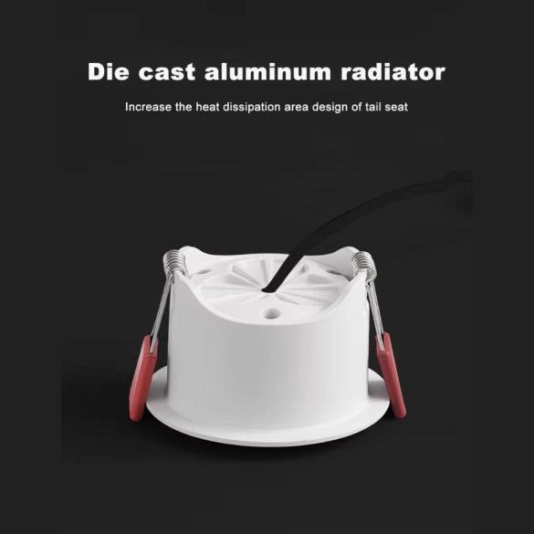 Gledopto süllyesztett LED spot lámpa, 800 lm, fehér keret, Zigbee 3.0, RF (GL-D-009P)