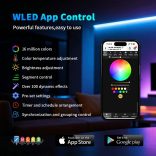 Gledopto AeX2gis – Kétcsatornás, relével és biztosítékkal ellátott WLED vezérlő, Wi-Fi, RF  (GL-C-116WL-RF)