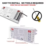 Gledopto 5in1 LED vezérlő kapcsolóbemenettel, Zigbee 3.0, RF (GL-C-201P)