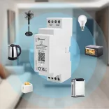 Matter DIN Rail Circuit Breaker – egyáramkörös okos, DIN-sínes relémodul, 16A, Wi-Fi, Matter (GL-DR-001M)