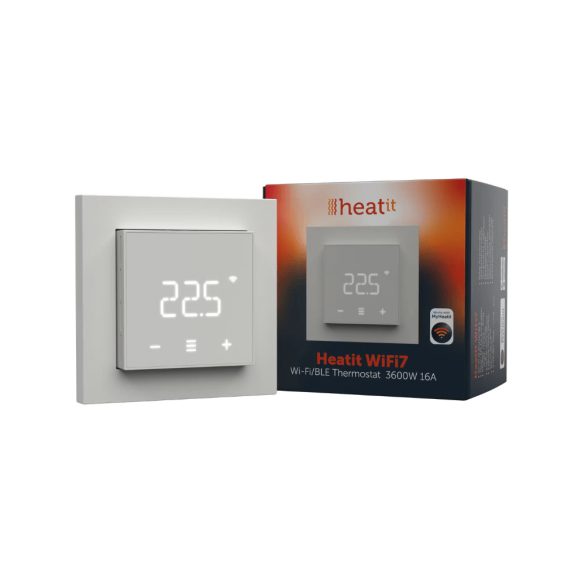HeatIt WIFI7 – termosztát, Wi-Fi, Bluetooth, fehér (5430545)