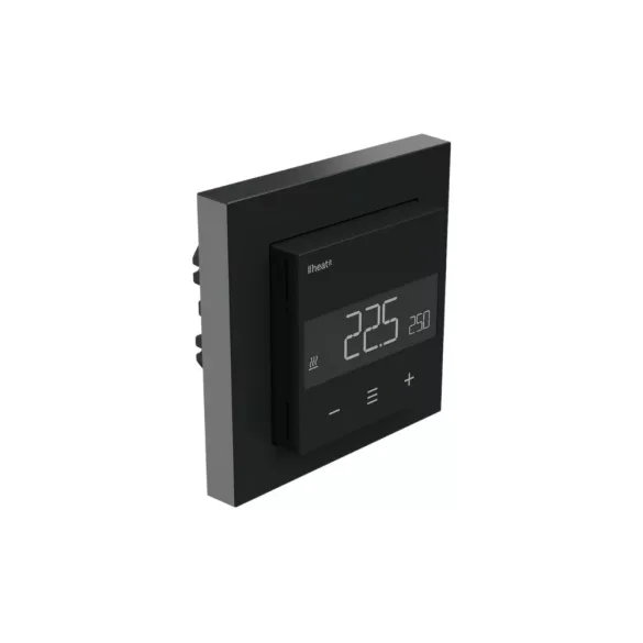 HeatIt Z-TRM6 RAL 9003 – termosztát, Z-Wave, matt fekete