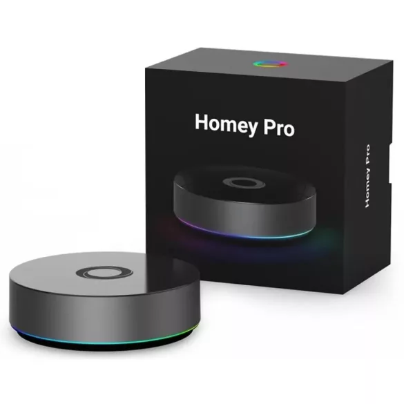 Homey Pro (2026) –  professzionális helyi okosotthon központ, Wi-Fi, Zigbee, Z-Wave, Thread, Matter, RF433, IR