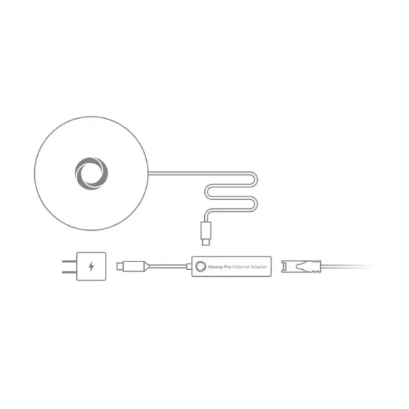 Homey Pro Ethernet adapter – kiegészítő Homey Pro központhoz