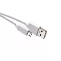 MicroUSB táp-, adatkábel, 1m
