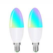 Tuya Zigbee 3.0 Led Candle Light izzó, E14 RGB+CCT 5W (1db)