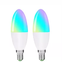Tuya Zigbee 3.0 Led Candle Light izzó, E14 RGB+CCT 5W (1db)