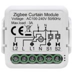   Zigbee 230V egy áramkörös függönyvezérlő relé, kapcsolóbemenettel
