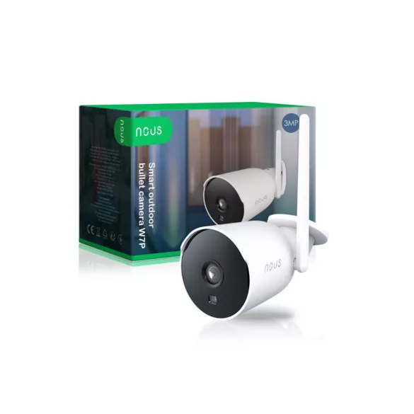 Nous W7P – IP csőkamera, 3MP, Tuya, Wi-Fi