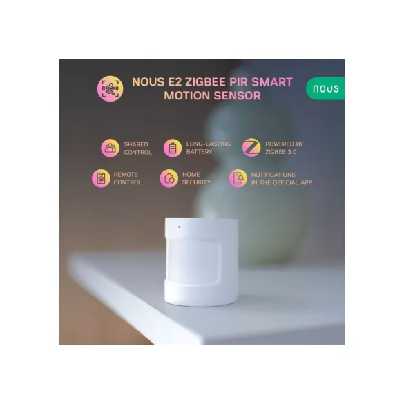 Nous E2 – mozgásérzékelő, Tuya Zigbee 