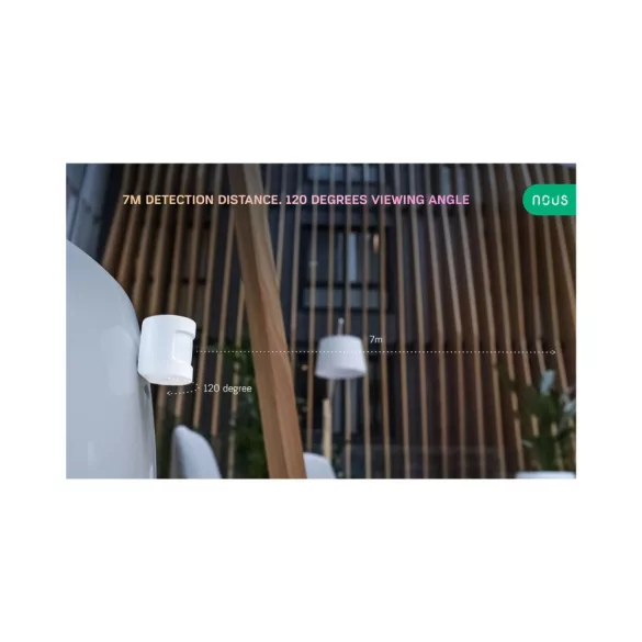 Nous E2 – mozgásérzékelő, Tuya Zigbee 