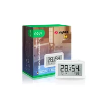   Nous E6 – hőmérséklet és pára érzékelő kijelzővel, Tuya Zigbee