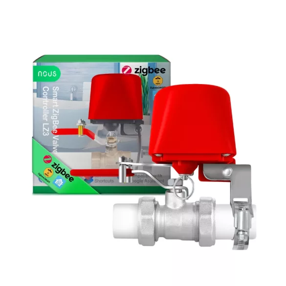Nous LZ3 – csapelzáró motor, Tuya Zigbee